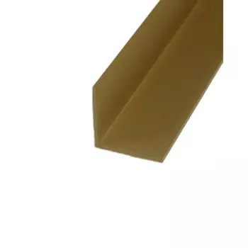 Профиль L-образный алюминий анодированный 10x10x1x2700 мм золотой