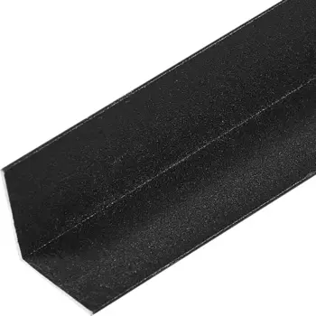 Профиль L-образный алюминий окрашенный 25x25x1.2x1000 мм черный