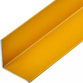 Профиль L-образный алюминий анодированный 30x30x1.2x1000 мм золотой