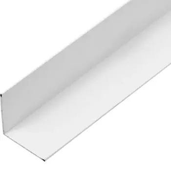 Профиль L-образный алюминий окрашенный 30x30x1.2x1000 мм белый