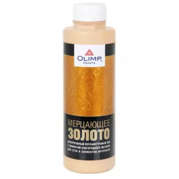Лак декоративный Olimp перламутровый 500 мл цвет мерцающее золото