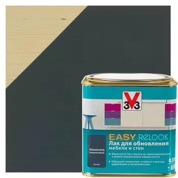 Лак для мебели V33 цвет тёмная ночь 0.5 л