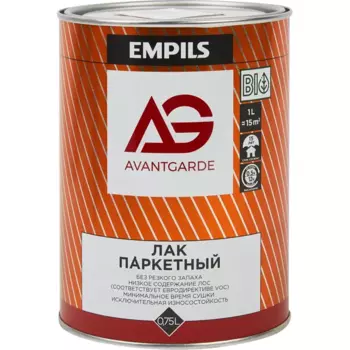 Лак паркетный AvantGarde глянцевый бесцветный 0.75 л