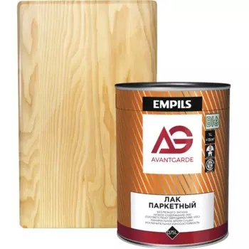 Лак паркетный AvantGarde полуматовый бесцветный 0.75 л