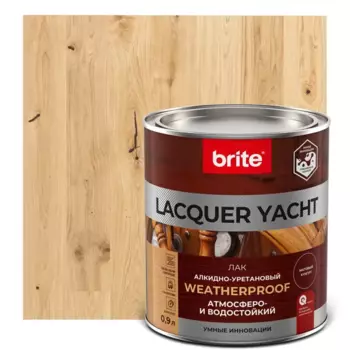Лак яхтный Brite Lacquer Yacht 0.9 л матовый