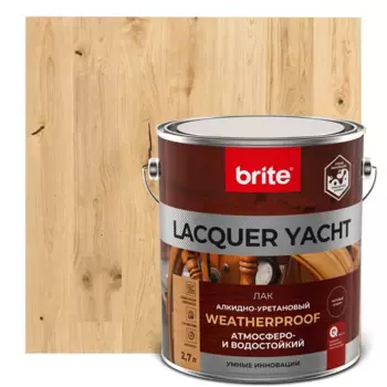 Лак яхтный Brite Lacquer Yacht 2.7 л матовый