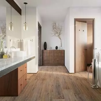 Ламинат «Дуб Онтарио» водостойкость 72 часа 33 класс толщина 8 мм с фаской 1.596