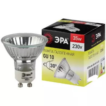 Лампа галогеновая Эра GU10-JCDR-35W-230V GU10 230 В 35 Вт капсула 350 лм