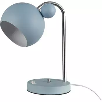 Лампа настольная Panda E27 40 Вт цвет голубой
