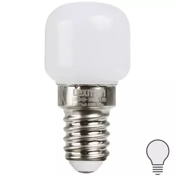 Лампа светодиодная для холодильника Lexman E14 220 В 1.1 Вт прозрачная 98 лм, белый свет