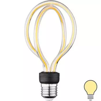 Лампа светодиодная филаментная Elektrostandard E27 8 Вт декоративная прозрачная 440 лм тёплый белый свет