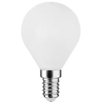 Лампа светодиодная филаментная Lexman E14 220 В 4.5 Вт сфера матовая 470 лм белый свет