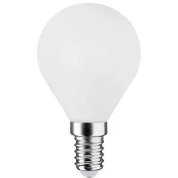 Лампа светодиодная филаментная Lexman E14 220 В 6.5 Вт сфера матовая 806 лм, тёплый белый свет