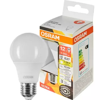 Лампа светодиодная Osram E27 12 Вт теплый белый свет