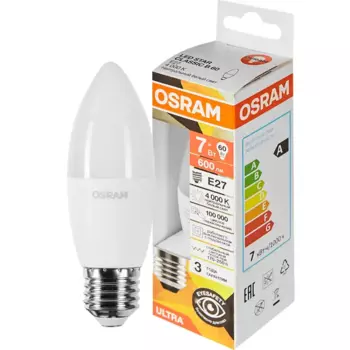 Лампа светодиодная Osram E27 7 Вт 4000К нейтральный белый свет