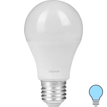 Лампа светодиодная Osram E27 7 Вт груша матовая 600 лм, холодный белый свет