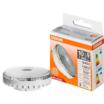 Лампа светодиодная Osram GX53 10 Вт 4000К нейтральный белый свет