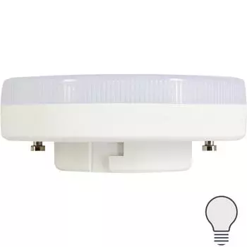 Лампа светодиодная Uniel Gx53 220 В 16 Вт диск белая 1400 лм белый свет