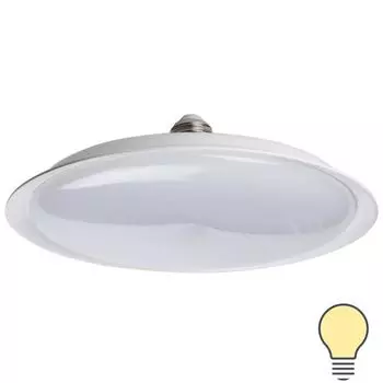 Лампа светодиодная Uniel UFO220 E27 220 В 40 Вт диск матовый 3200 лм тёплый белый свет