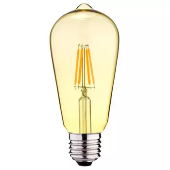Лампочка декоративная ST64 тонированная 8 Вт E27 8514 диммируемая