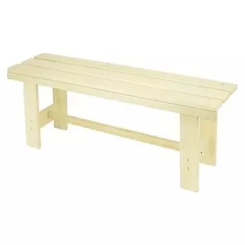 Лавочка сборная 1200x420 мм липа неокрашенная