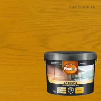 Лазурь для дерева Pinotex Extreme полуматовая калужница 9 л