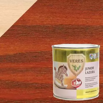 Лазурь Верес «Джуниор» 0.25 л цвет махагон