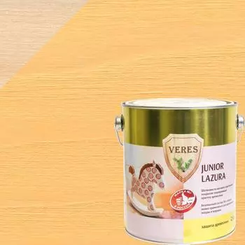 Лазурь Верес «Джуниор» 2.5 л цвет пшеничный