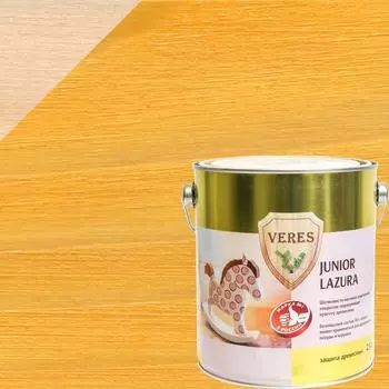 Лазурь Верес «Джуниор» 2.5 л цвет сосна