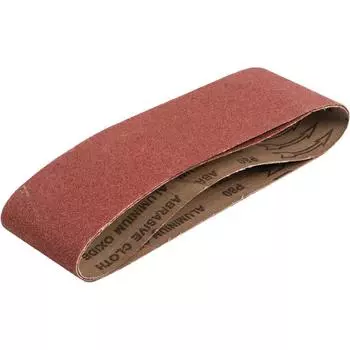 Лента шлифовальная Dexter P80 533x75 мм, 2 шт.