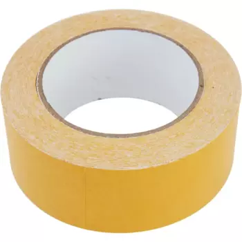 Лента клейкая двусторонняя Невский Крепеж 48 мм х 25 м полиэстер цвет желтый