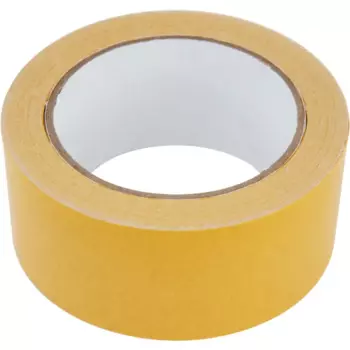 Лента клейкая двусторонняя Невский Крепеж 48 мм х 25 м полипропилен цвет желтый
