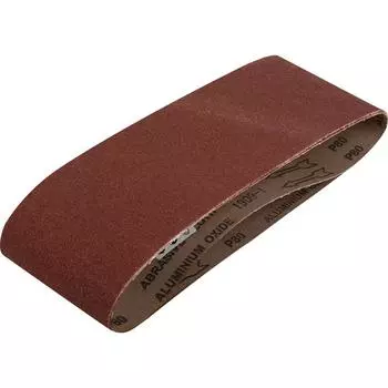 Лента шлифовальная Dexter P80 610x100 мм, 2 шт.