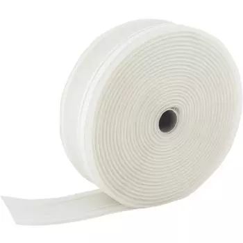 Лента шторная бантовая 54 мм цвет белый