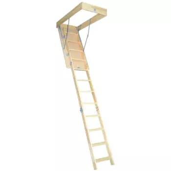 Лестница чердачная складная с секциями ЧЛ-16 70x80x265 см