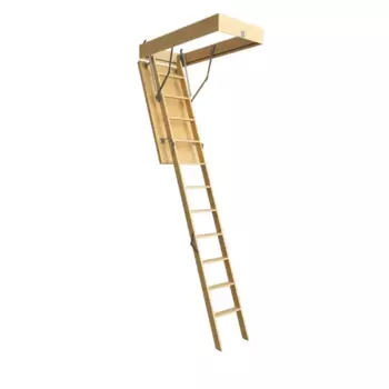 Лестница чердачная складная с секциями Classic 60x120x280 см
