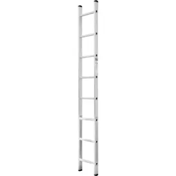Лестница приставная 1-секционная алюминиевая Dilwis 8 ступеней максимальная нагрузка 150 кг