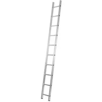 Лестница приставная односекционная алюминиевая Dilwis 10 ступеней максимальная нагрузка 150 кг
