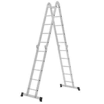 Лестница-трансформер 4-секционная Kroft до 5.4 м 5 ступеней