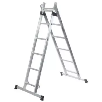 Лестница-трансформер подмости 2-секционные Наш до 1.8 м 12 ступеней