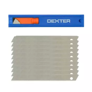 Лезвие универсальное Dexter 9 мм, 10 шт.