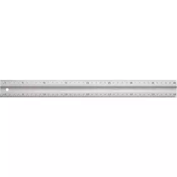 Линейка измерительная алюминиевая Alukomtools 400 мм