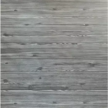 Листовая панель ПВХ Grace 3D дерево мягкая 3 мм 700x700 мм цвет серый