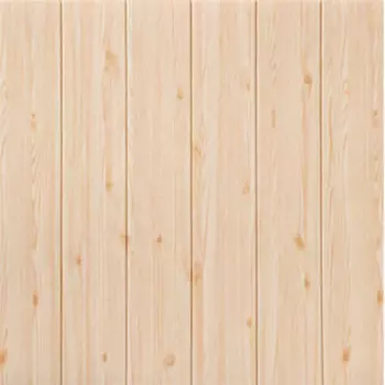 Листовая панель ПВХ самоклеящаяся мягкая 3D дерево бежевое 700x700x4 мм 0.49 м