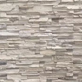 Листовая панель ПВХ Сланец бежевый 3000x600x1 мм 1.8 м