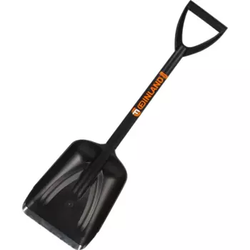 Лопата автомобильная для уборки снега Finland 1904 21x70 см пластик с черенком