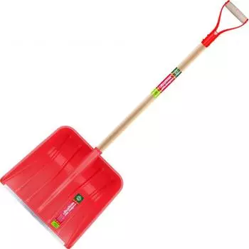 Лопата для уборки снега 41x41 см пластик