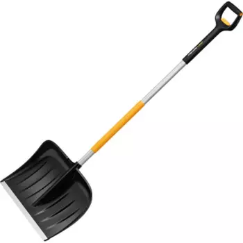 Лопата для уборки снега Fiskars X-series 52x143 см пластик с черенком