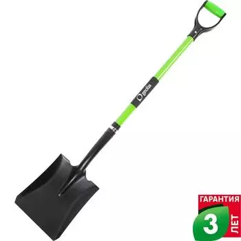 Лопата совковая Geolia 120 см сталь, с черенком