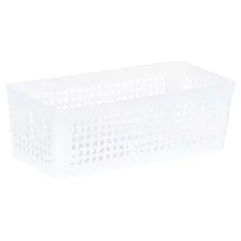 Лоток 27x13x9 см 2.4 л полипропилен цвет белый без крышки